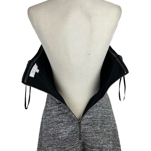 Hunter Bell Womens Size 4 Grace Dress Strapless Cocktail Gray Silver Mini Gown - Picture 13 of 16